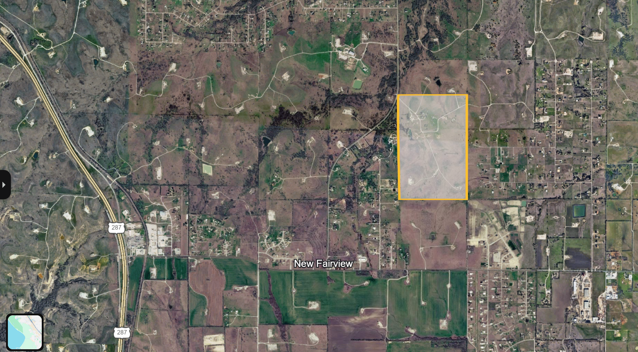 Aerial of the Carter Tract
